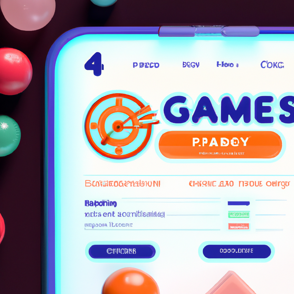 Player badge and neon UI